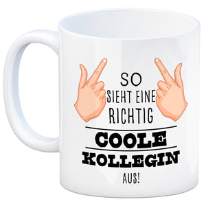 So sieht ein richtig cooler Chef aus Kaffeebecher für die Arbeit