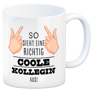 So sieht ein richtig cooler Chef aus Kaffeebecher für die Arbeit