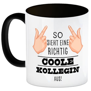So sieht ein richtig cooler Chef aus Kaffeebecher für die Arbeit
