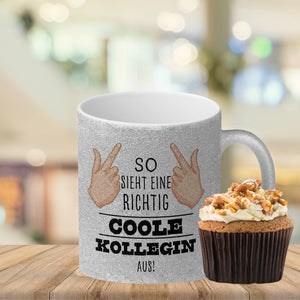 So sieht ein richtig cooler Chef aus Kaffeebecher für die Arbeit