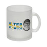 Alter Schwede Kaffeebecher in den Landesfarben Schwedens
