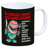 Kaffeebecher zum Thema Phishing Mails erkennen mit Fisch Motiv