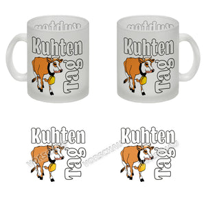 Kuhten Tag Kaffeebecher mit Kuh zum Thema Bauernhof