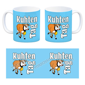 Kuhten Tag Kaffeebecher mit Kuh zum Thema Bauernhof