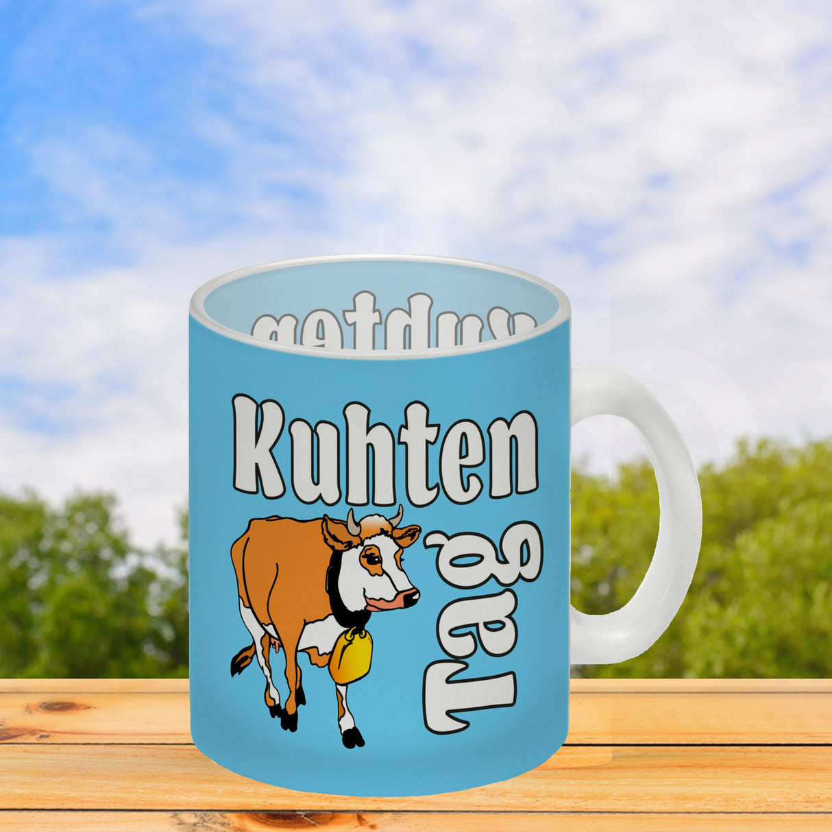 Kuhten Tag Kaffeebecher mit Kuh zum Thema Bauernhof