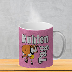 Kuhten Tag Kaffeebecher mit Kuh zum Thema Bauernhof