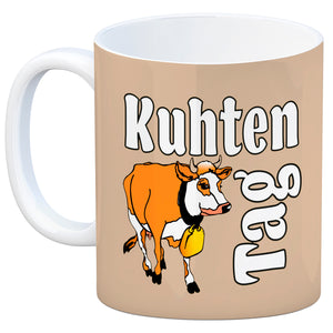 Kuhten Tag Kaffeebecher mit Kuh zum Thema Bauernhof