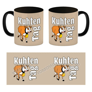Kuhten Tag Kaffeebecher mit Kuh zum Thema Bauernhof