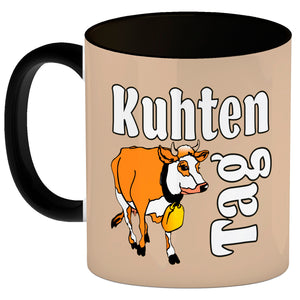 Kuhten Tag Kaffeebecher mit Kuh zum Thema Bauernhof