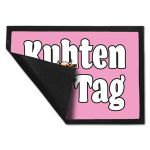 Kuhten Tag Fußmatte mit Kuh zum Thema Bauernhof