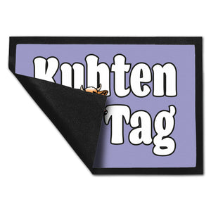 Kuhten Tag Fußmatte mit Kuh zum Thema Bauernhof