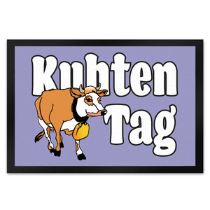 Kuhten Tag Fußmatte mit Kuh zum Thema Bauernhof
