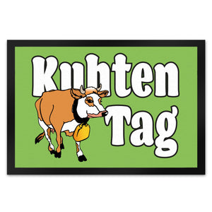 Kuhten Tag Fußmatte mit Kuh zum Thema Bauernhof