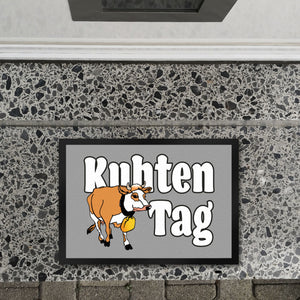 Kuhten Tag Fußmatte mit Kuh zum Thema Bauernhof