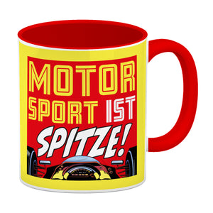 Motorsport ist spitze! Rennwagen Kaffeebecher