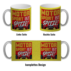 Motorsport ist spitze! Rennwagen Kaffeebecher