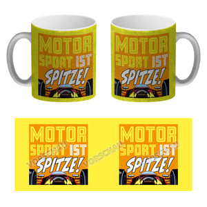 Motorsport ist spitze! Rennwagen Kaffeebecher