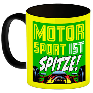 Motorsport ist spitze! Rennwagen Kaffeebecher