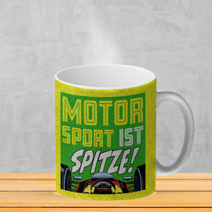 Motorsport ist spitze! Rennwagen Kaffeebecher