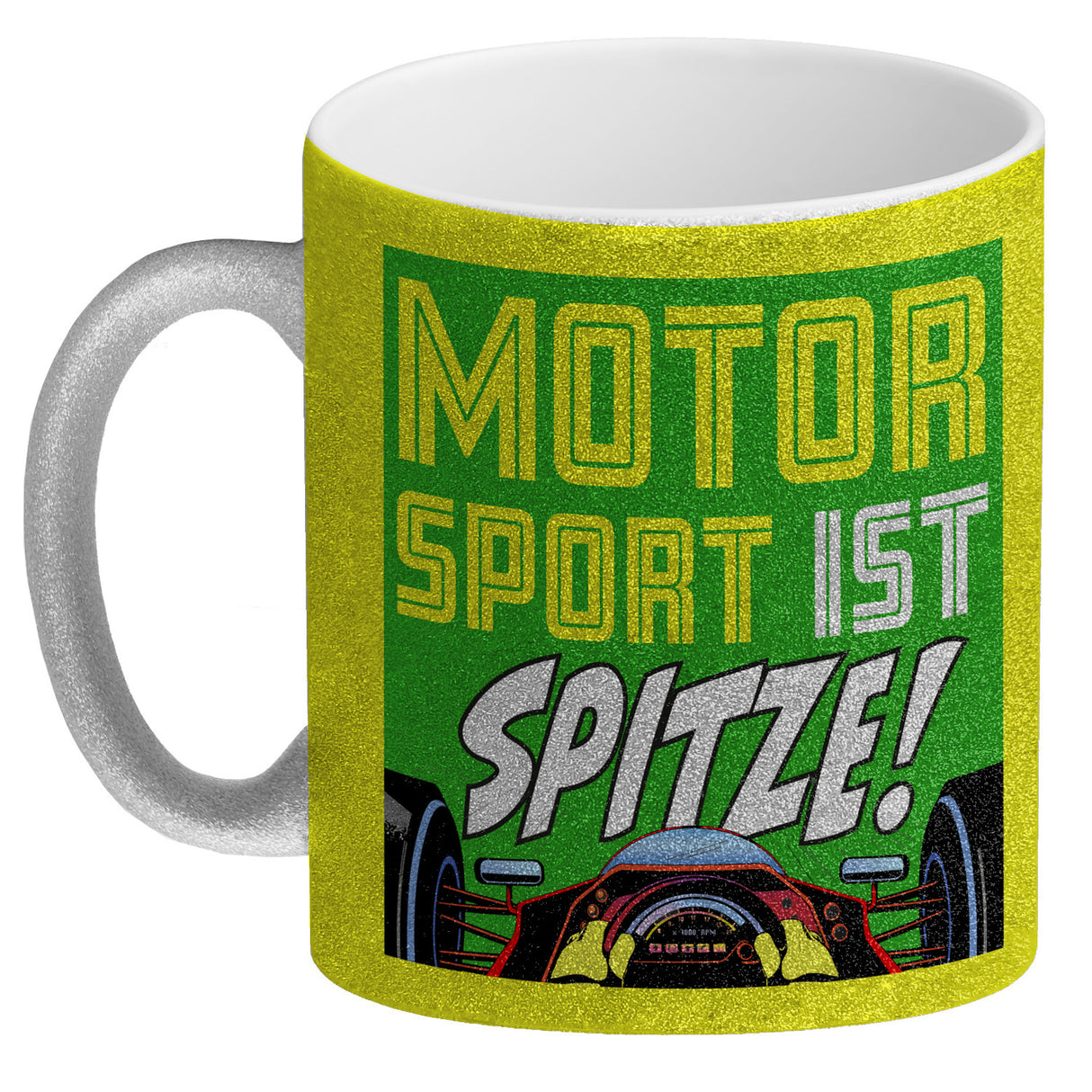 Motorsport ist spitze! Rennwagen Kaffeebecher