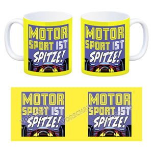 Motorsport ist spitze! Rennwagen Kaffeebecher