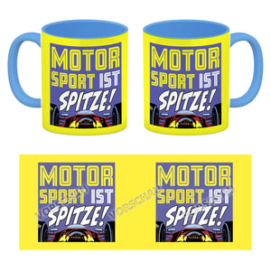Motorsport ist spitze! Rennwagen Kaffeebecher
