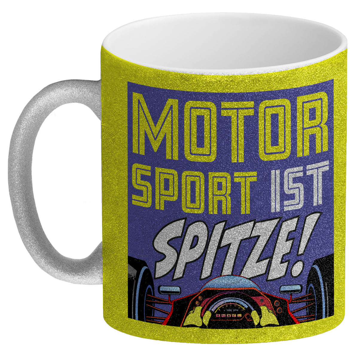 Motorsport ist spitze! Rennwagen Kaffeebecher