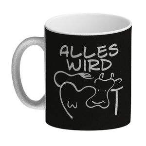 Alles wir KUHt Kaffeebecher zum Thema Bauernhof mit Kuh Motiv