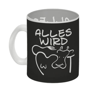 Alles wir KUHt Kaffeebecher zum Thema Bauernhof mit Kuh Motiv