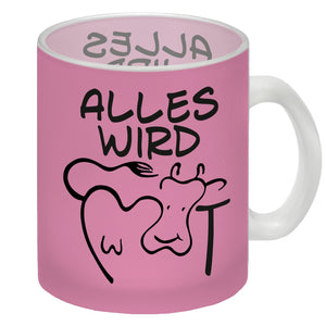 Alles wir KUHt Kaffeebecher zum Thema Bauernhof mit Kuh Motiv