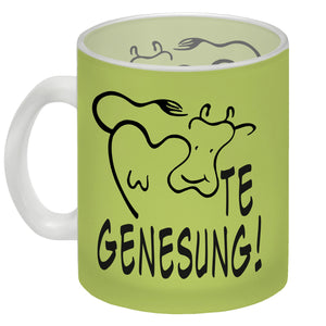 KUHte Genesung Kaffeebecher mit Kuh Motiv
