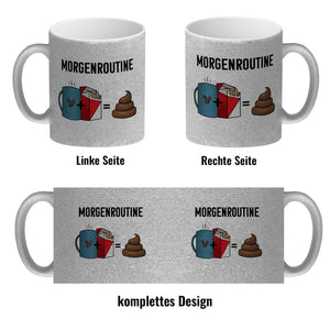 Meine Morgenroutine Kaffee + Kippe = Kacken Kaffeebecher