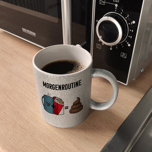 Meine Morgenroutine Kaffee + Kippe = Kacken Kaffeebecher