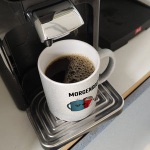 Meine Morgenroutine Kaffee + Kippe = Kacken Kaffeebecher