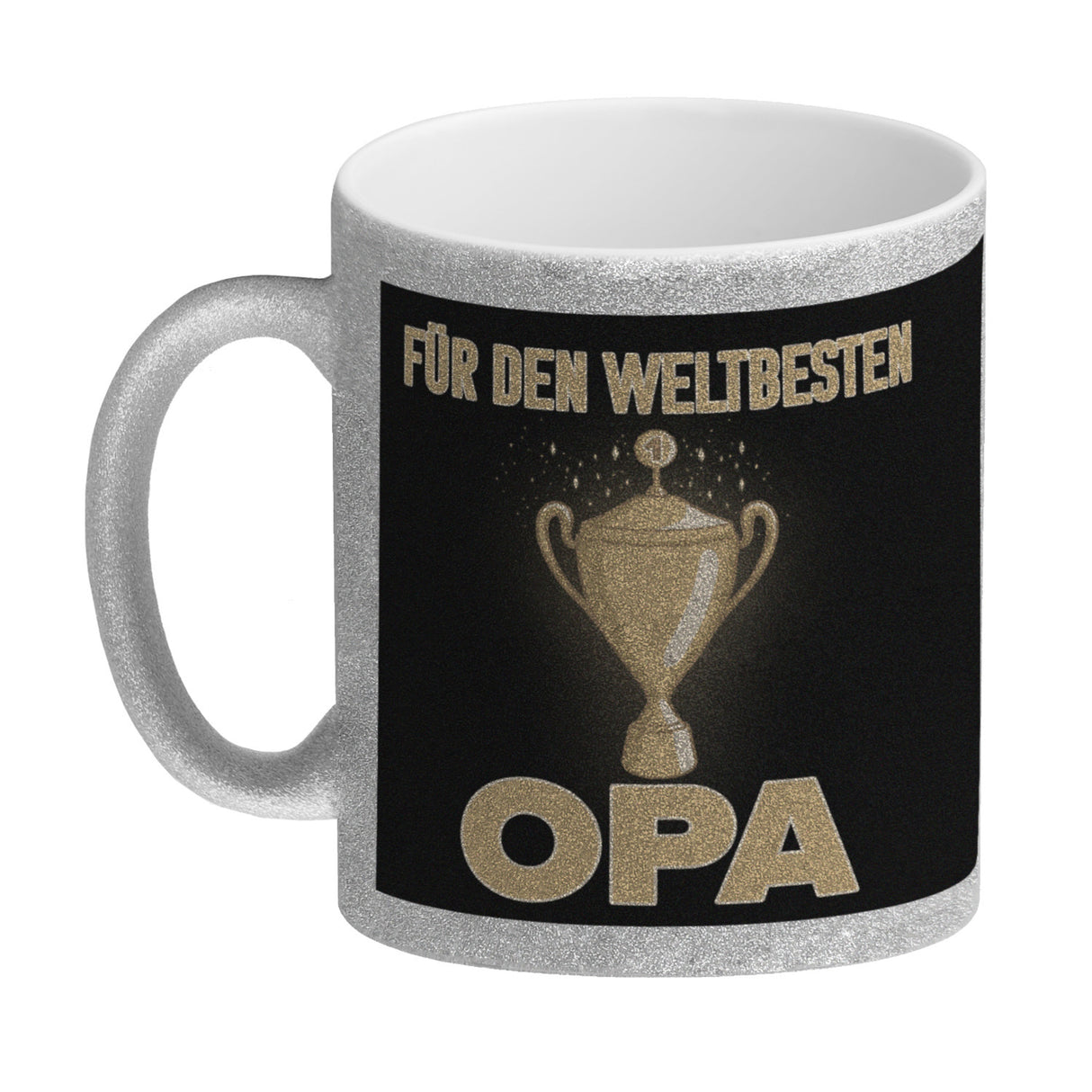 Für den weltbesten Opa Kaffeebecher mit Pokal