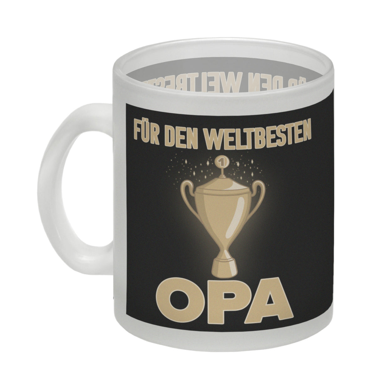 Für den weltbesten Opa Kaffeebecher mit Pokal