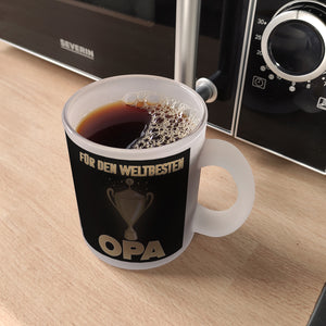 Für den weltbesten Opa Kaffeebecher mit Pokal