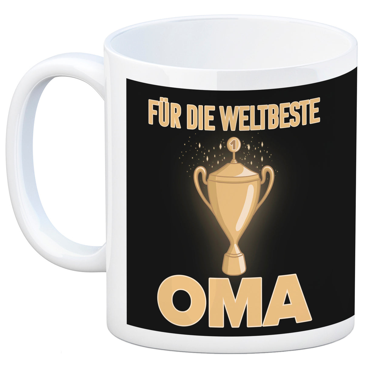 Für den weltbesten Opa Kaffeebecher mit Pokal