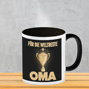 Für den weltbesten Opa Kaffeebecher mit Pokal