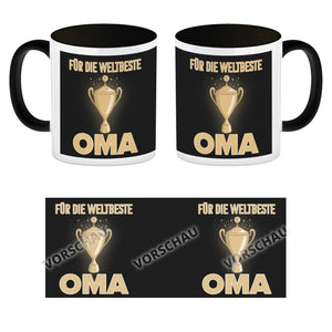 Für den weltbesten Opa Kaffeebecher mit Pokal