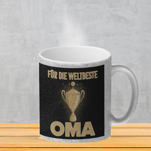 Für den weltbesten Opa Kaffeebecher mit Pokal