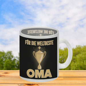 Für den weltbesten Opa Kaffeebecher mit Pokal