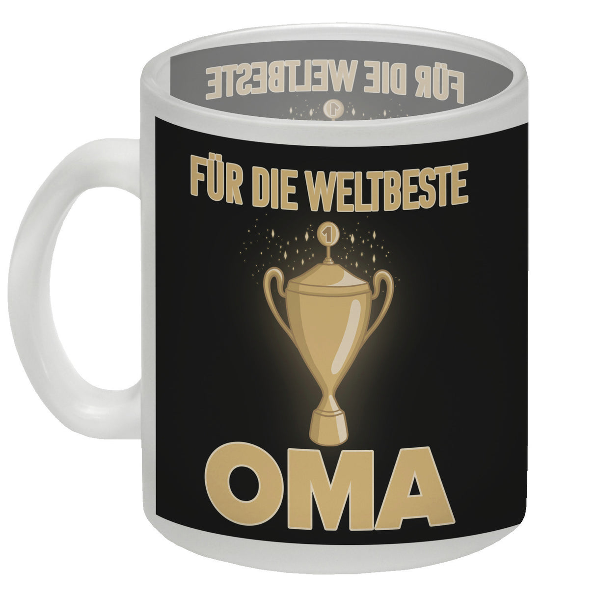 Für den weltbesten Opa Kaffeebecher mit Pokal
