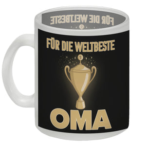 Für den weltbesten Opa Kaffeebecher mit Pokal