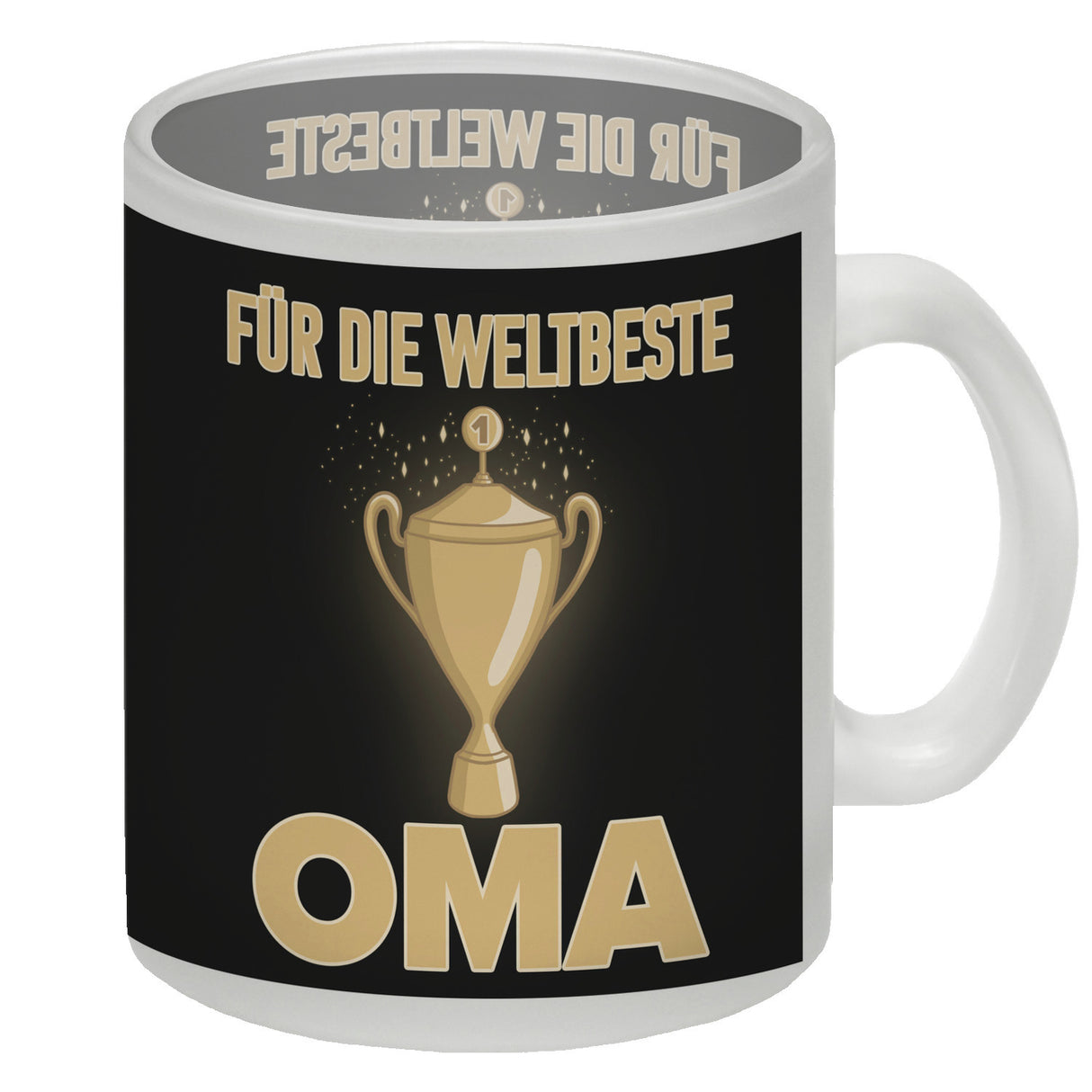 Für den weltbesten Opa Kaffeebecher mit Pokal