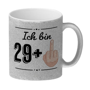 Kaffeebecher für den 30. Geburtstag mit Motiv: Mittelfinger