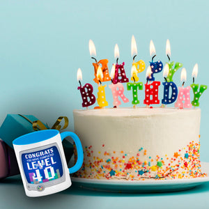 Witziger Kaffeebecher für den 40. Geburtstag mit Motiv: Gamer