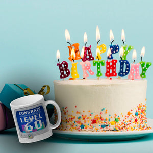 Witziger Kaffeebecher für den 60. Geburtstag mit Motiv: Gamer