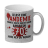 Witziger Kaffeebecher für den 70. Geburtstag mit Motiv: Pandemie