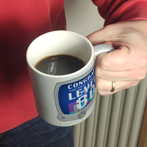 Witziger Kaffeebecher für den 80. Geburtstag mit Motiv: Gamer